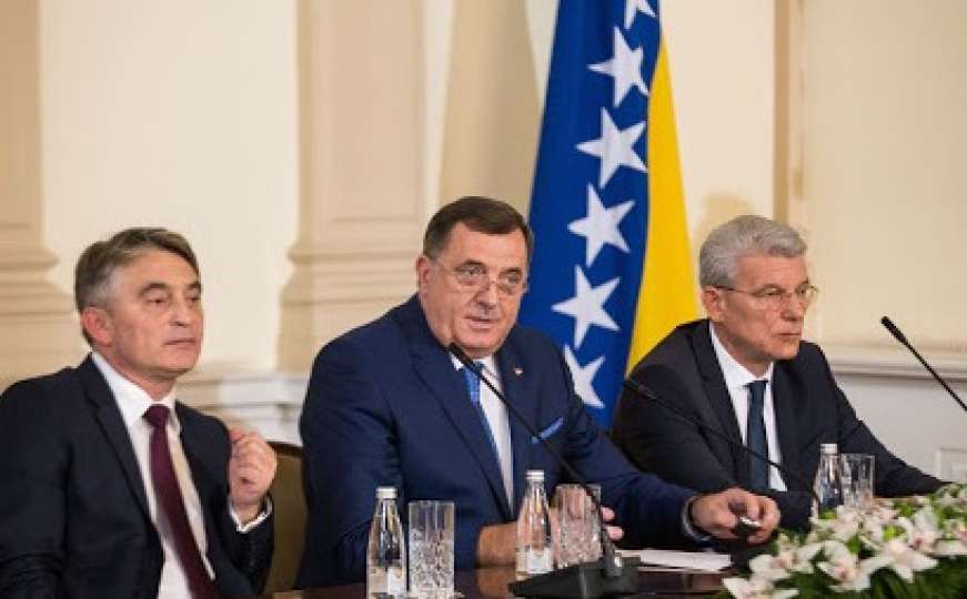 Komšić i Džaferović otišli u Sloveniju, ali bez Dodika 